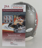 Keyshawn Johnson Signed Tampa Bay Buccaneers Mini Helmet (JSA COA) Super Bowl 37