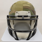 TRAVIS ETIENNE SIGNED JACKSONVILLE JAGUARS CAMO SPEED MINI HELMET w/ JSA COA