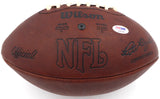 Jim Brown Autographed NFL Leather Football Browns W/Stats PSA/DNA