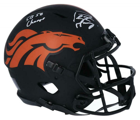 PEYTON MANNING Signed "SB 50 Champs" Broncos Eclipse Authentic Helmet FANATICS