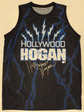 WWE Hulk Hogan Autographed Black Jersey "Hollywood Hogan" Beckett QR #WR25656