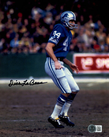 Dick LeBeau Autographed/Signed Detroit Lions 8x10 Photo Beckett 45747