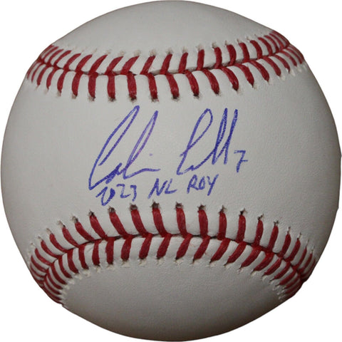 Corbin Carroll Autographed Arizona Diamondbacks OML Baseball 23 NL ROY FAN 46724