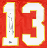 Nazeeh Johnson Signed Kansas City Chiefs Jersey (Beckett) 2xSuper Bowl Champ /DB