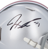 Jaxon Smith-Njigba Autographed Ohio State Buckeyes Mini Speed Helmet Fanatics