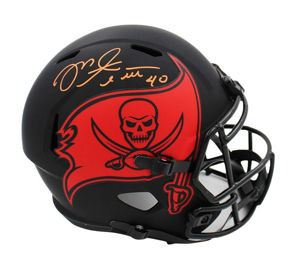 Mike Alstott Signed Tampa Bay Buccaneers Speed Full Size Eclipse NFL Helmet