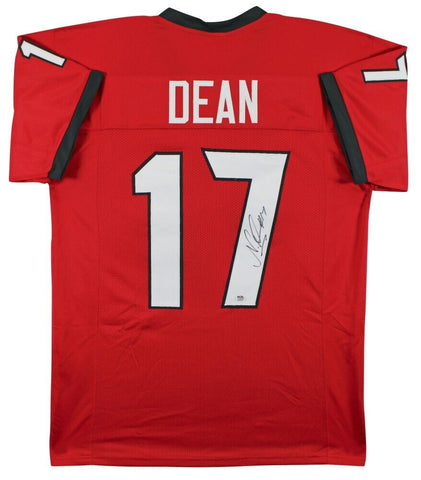 Nakobe Dean Signed Georgia Bulldogs Jersey (PSA QR) Philadelphia Eagles L.B.