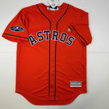 Autographed/Signed Alex Bregman Houston Astros Authentic Orange Jersey BAS COA