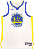 WARRIORS STEPHEN CURRY AUTOGRAPHED NIKE AUTHENTIC JERSEY 48 JSA 235679