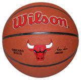 Lonzo Ball Autographed/Signed Wilson Chicago Bulls Basketball FAN 36116