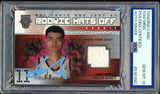 2002-03 Fleer Hot Shots Rookie Jersey /350 Yao Ming RC PSA/DNA Auto GEM MINT 10