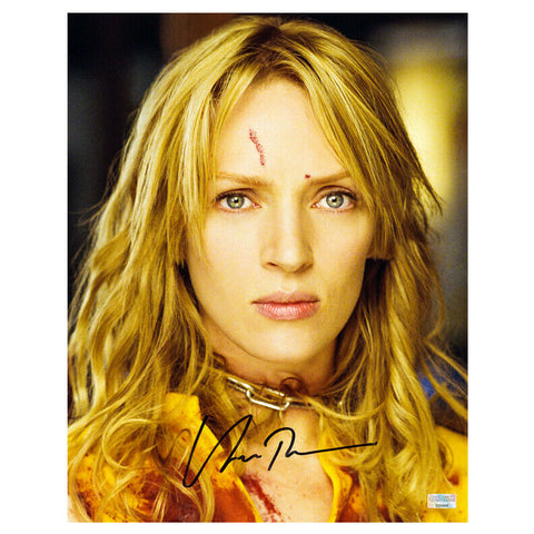 Uma Thurman Autographed Kill Bill The Bride in Chains 11x14 Photo