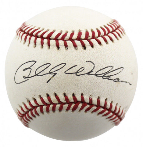 Billy Williams Signed ONL Baseball (Beckett COA) Hall of Fame 1987 Chicago Cubs