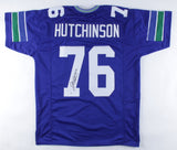 Steve Hutchinson Signed Seattle Seahawks Jersey Inscribed HOF '2020 (Beckett)