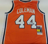 Derrick Coleman Signed Syracuse Orange Jersey (JSA COA) #1 Pick 1990 New Jersey