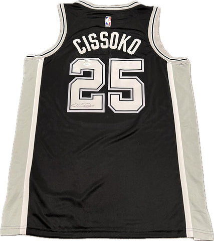 Sidy Cissoko signed jersey PSA/DNA San Antonio Spurs Autographed