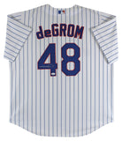 Mets Jacob deGrom Authentic Signed White Nike Jersey Autographed JSA