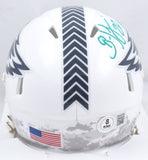 Brian Dawkins Autographed Eagles Salute 2024 Speed Mini Helmet - Beckett W Holo