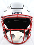 Christian Gonzalez Autographed Patriots F/S Speed Flex Helmet - Beckett W