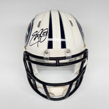 Eddie George Autographed Signed Tennessee Titans White Mini Helmet Beckett