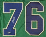 Joe Alt Signed Notre Dame Fighting Irish Jersey (JSA COA) L.A #5 Pick 2024 Draft