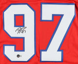 Jordan Phillips Signed Buffalo Bills Jersey (Beckett) 2015 2nd Rnd Pk Def Tackle