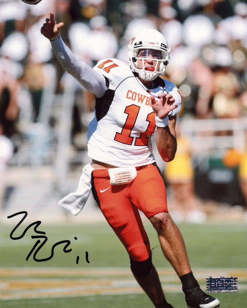 ZAC ROBINSON AUTOGRAPHED SIGNED OKLAHOMA STATE COWBOYS 8x10 PHOTO COA