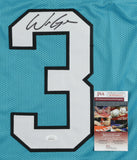 Will Grier Signed Carolina Panthers Jersey (JSA COA) Ex West Virginia QB