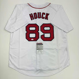 Autographed/Signed Tanner Houck Boston White Baseball Jersey JSA COA