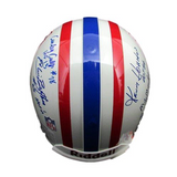 Houston Oilers Signed by 8 HOFers Full Size Pro Line Authentic Helmet JSA 190071