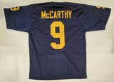 JJ McCARTHY SIGNED COLLEGE STYLE CUSTOM XL JERSEY WITH BECKETT QR w/ SMILE