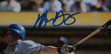 Michael Young Signed Texas Rangers 8x10 Swing #1 Photo - Beckett W Hologram