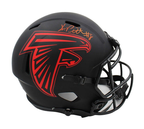 Kyle Pitts Signed Atlanta Falcons Speed Full Size Eclipse NFL Helmet