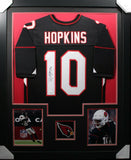 DEANDRE HOPKINS (Cardinals black TOWER) Signed Autographed Framed Jersey JSA