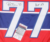 Pierre Turgeon Signed Montreal Canadiens Jersey (JSA COA) Hall of Fame 2023