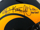 Faulk/Dickerson Signed Rams Eclipse Speed Authentic FS Helmet w/HOF-BAW Holo