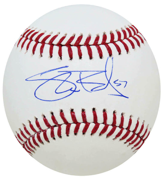 Shane Bieber (GUARDIANS) Signed Rawlings Official MLB Baseball -(SCHWARTZ COA)