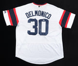 Nicky Delmonico Signed White Sox Jersey (PSA) Chicago Minor League Hitting Coach