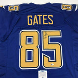 Autographed/Signed Antonio Gates Los Angeles LA Color Rush Jersey Beckett COA