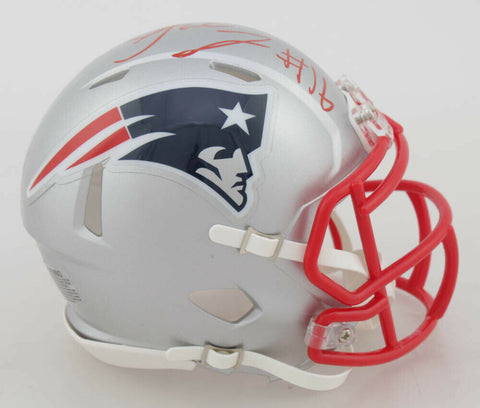 Jakobi Meyers Signed New England Patriots Speed Mini Helmet (Beckett COA) W.R.