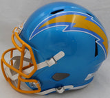 LaDainian Tomlinson Autographed Flash Full Size Helmet Chargers HOF 17 Beckett