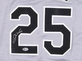 Jim Thome Signed Chicago White Sox Jersey (Beckett COA) 612 HR's / MLB HOF 2018