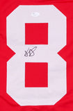 Justin Abdelkader Signed Red Wings Jersey (JSA Hologram) Ready for framing