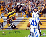 ANTONIO BROWN AUTOGRAPHED 16X20 PHOTO PITTSBURGH STEELERS BECKETT BAS 121849