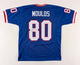 Eric Moulds Signed Bills Jersey (Beckett COA) Buffalo's All Pro W.R. (1996-2005)