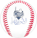 Ichiro Suzuki Signed Seattle Mariners Hall Of Fame Logo Baseball Suzuki COA