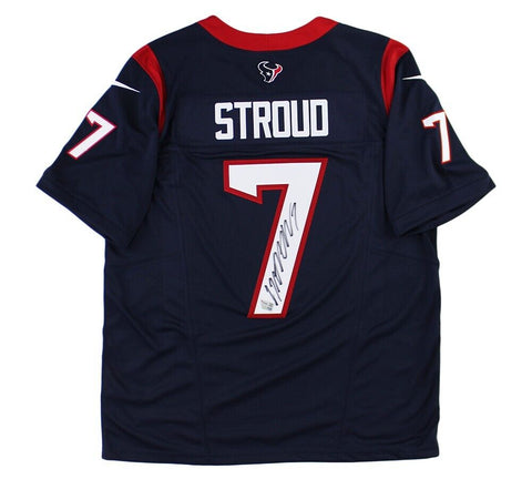 CJ Stroud Signed Houston Texans Nike Limited Navy NFL Jersey