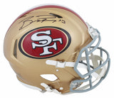 49ers Brock Purdy Authentic Signed Riddell Full Size Speed Proline Helmet BAS