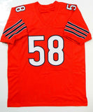 Roquan Smith Autographed Orange Pro Style Jersey- Beckett Authenticated