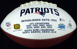 JOSH GORDON AUTOGRAPHED NEW ENGLAND PATRIOTS WHITE LOGO FOOTBALL BECKETT 139560